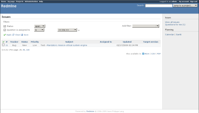 Issue filters, thumbnail