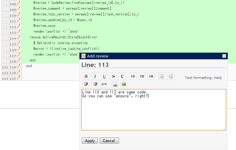Adding rview