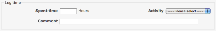 Log Time from update issue page
